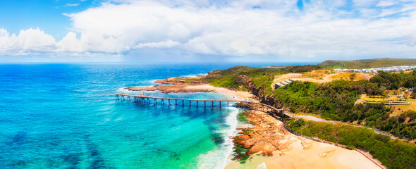 D Catherine hill bay close jetty pan
