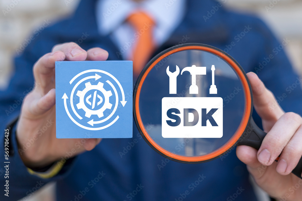 Poster sdk - software development kit сoncept.