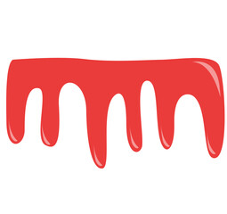 Red blood drip fluid horror