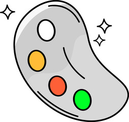 Pallete color drawing