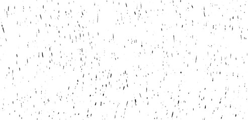 Monochrome texture composed of irregular graphic elements. Distressed uneven grunge background. Abstract vector illustration. Overlay for interesting effect and depth. Isolated on white background.