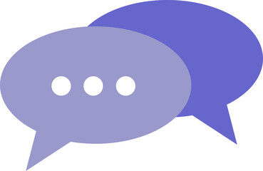 Bubble chat conversation