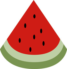 Watermelon slices illustration