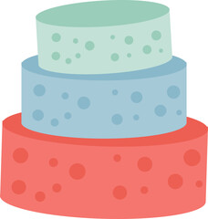 Birthday cake illustration