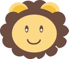Lion cute face