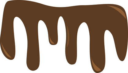 Chocolate drip illustration