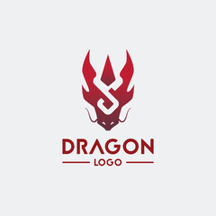 Letter S Infinity Dragon Logo