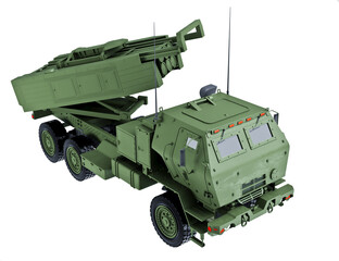 Obraz premium multiple launch rocket system