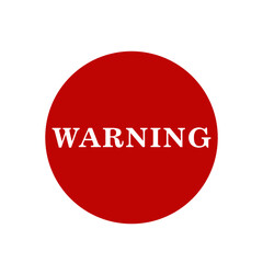 Warning stamp icon ,attention icon vector logo design template