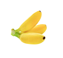 bananas isolated on  transparent png