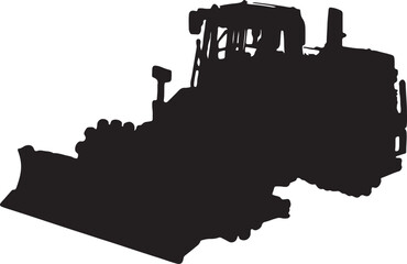 Compactor heavy equipment icon. Construction machinery