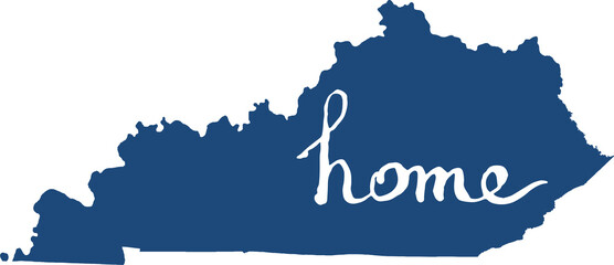 kentucky state home sign - PNG image with transparent background - obrazy, fototapety, plakaty