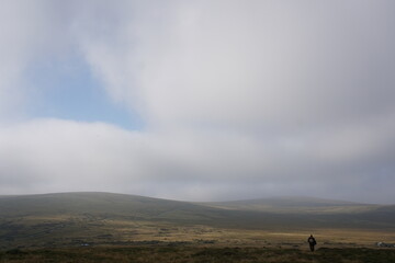 Cloudy Mountain Landscape