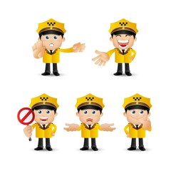 People Set - Profession - Taxi Driver