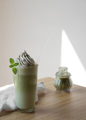 frappe de matcha