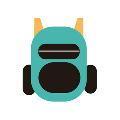 school bag vector icon