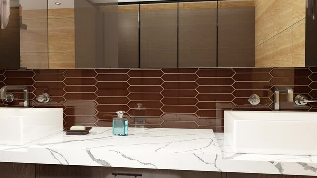 Interior Design Tile Backsplash, Bathroom Vanity Remodel Ideas