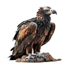 Obraz premium condor on a transparent background png isolated Generative Ai