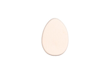 Makeup sponge on a white background.
Cosmetic sponges. Beauty blender.