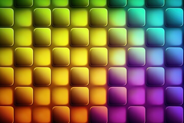 seamless square tiles pattern background - Generative AI