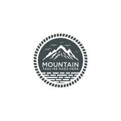 adventure logo design inspiration, with circle badge, vector eps 10