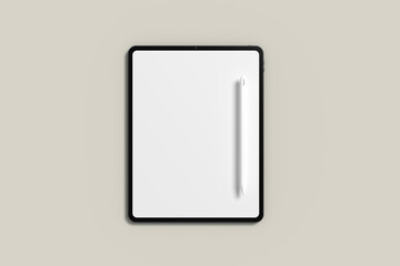 Tablet Screen Blank Mockup