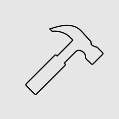 hammer Icon Vector. trendy style illustration on white background