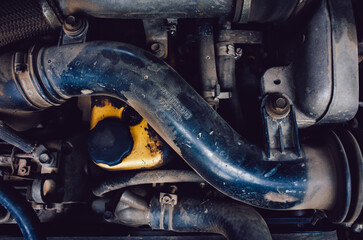 old diesel engine