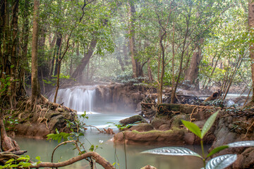 Tropical Forest Waterfall, long exposure