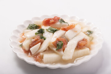 長いもの梅しそ和え