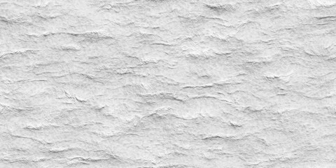 Seamless closeup of windswept sand dunes and ripples. White sandy beach background texture transparent overlay. Boho summer vacation backdrop Grayscale displacement, bump or height map 3D rendering.