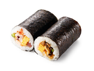 Eho-maki placed on a white background.