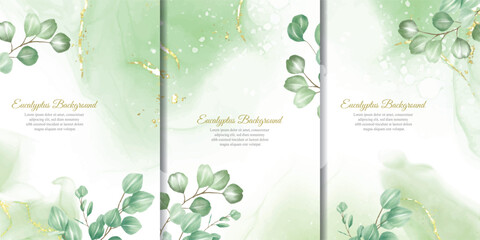 hand painted watercolor floral background collection