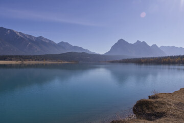 Lake Abraham in the Autumn