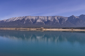 Lake Abraham in the Autumn