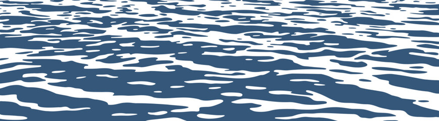 One-color background with small waves on the ocean surface © Northern Owl