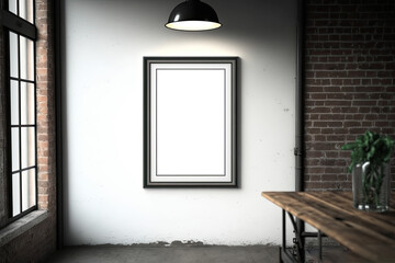 Close up Mock Up Frame | High Quality Mock up in Home Interior | Print Poster Artwork Mockup