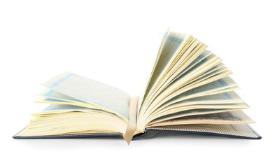 Open Koran for Ramadan on white background