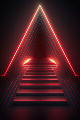 Light up neon event entrance with light-up steps, metal, architecture, pattern, building, steel, design, light up, light-up steps, music, texture, light, line, wallpaper, illustration, technology, 