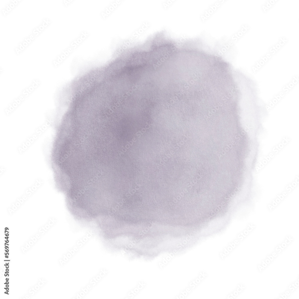 Wall mural stylish grey circle abstract brushes