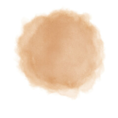 Stylish pastel brown circle abstract brushes