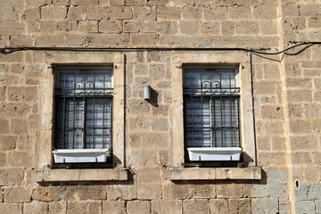 Fototapeta na wymiar Small window in the big city.