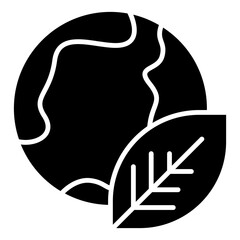 earth leaf icon
