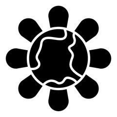 earth flower icon