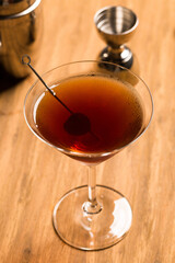 Manhattan cocktail boozy classic elegant drink