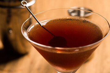 Manhattan cocktail boozy classic elegant drink