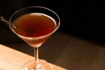 Manhattan cocktail boozy classic elegant drink