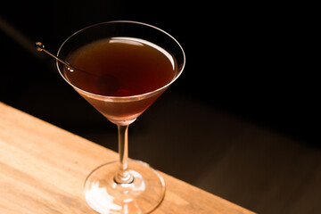 Manhattan cocktail boozy classic elegant drink