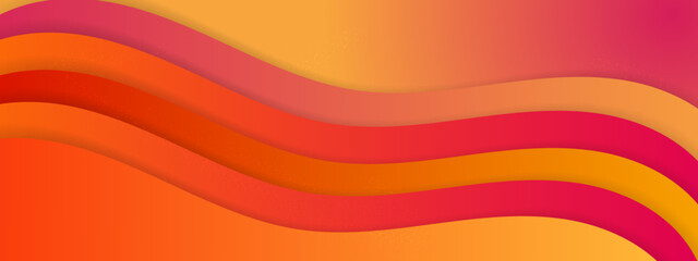 Colorful liquid wave background. Fluid wavy composition wallpaper. Abstract backdrop in yellow, purple and red. Modern design for posters, banners, brochures.