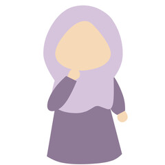Faceless Hijab Kids
